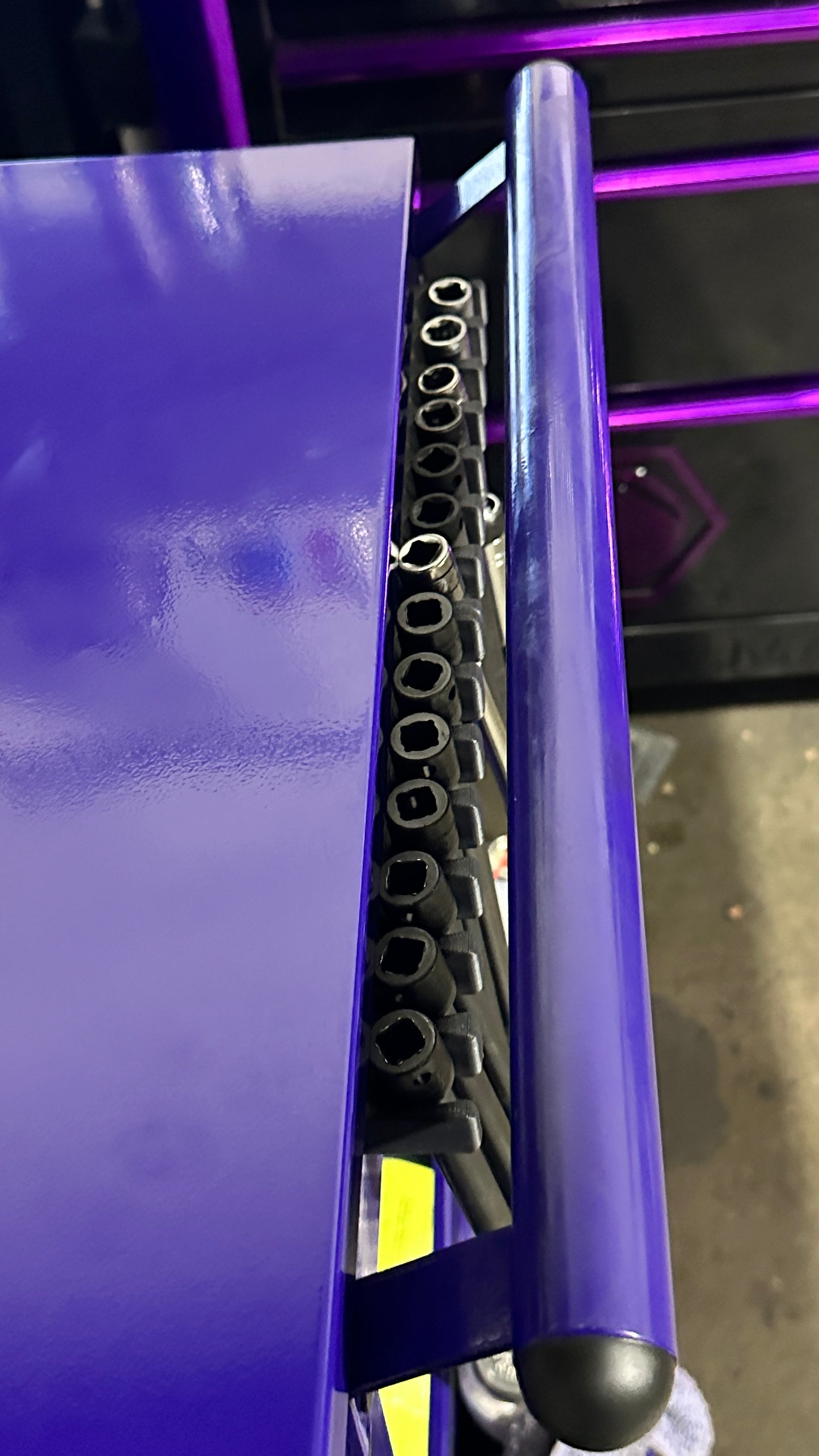 3/8th side mount extension holder for service cart