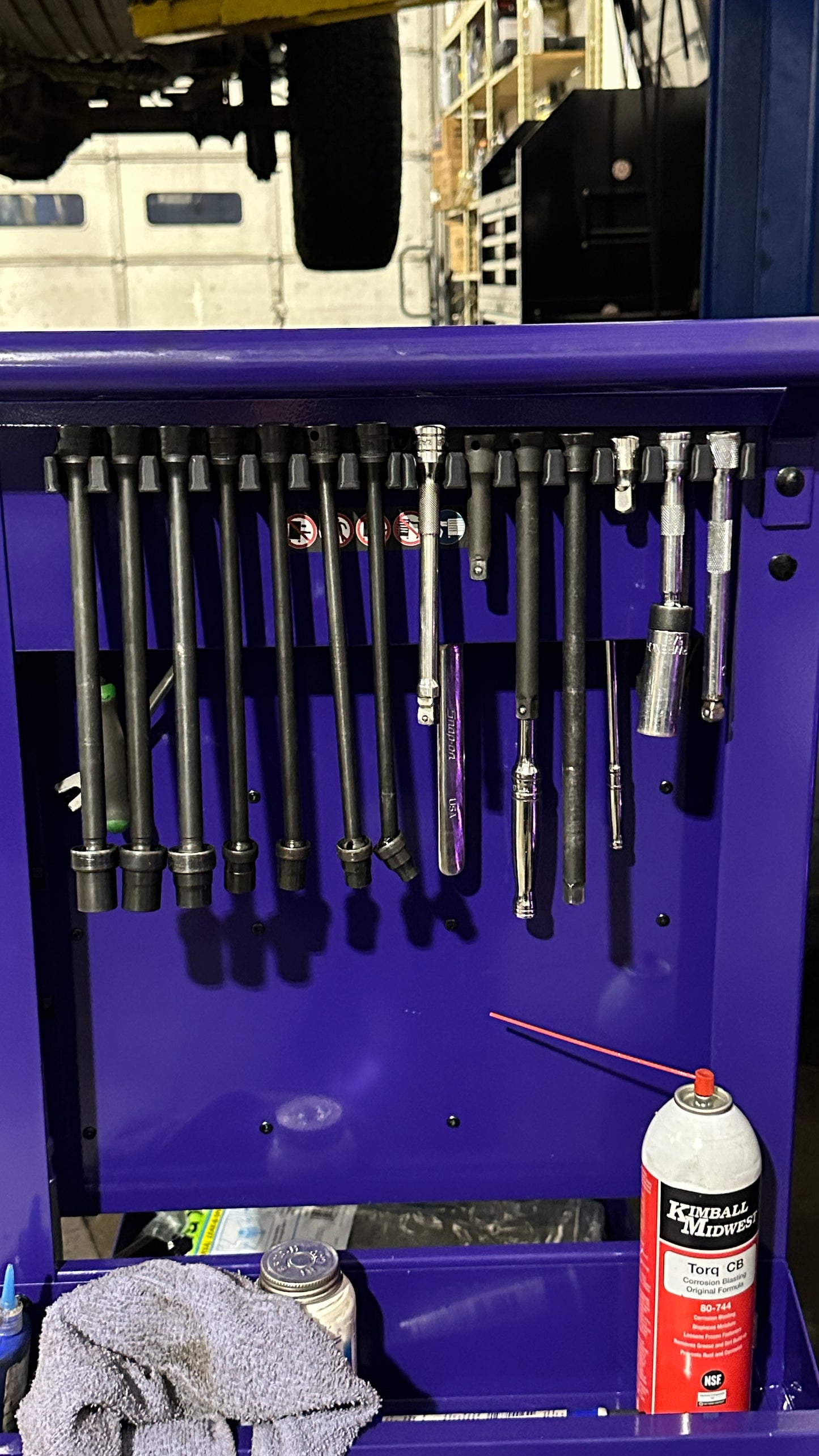3/8th side mount extension holder for service cart