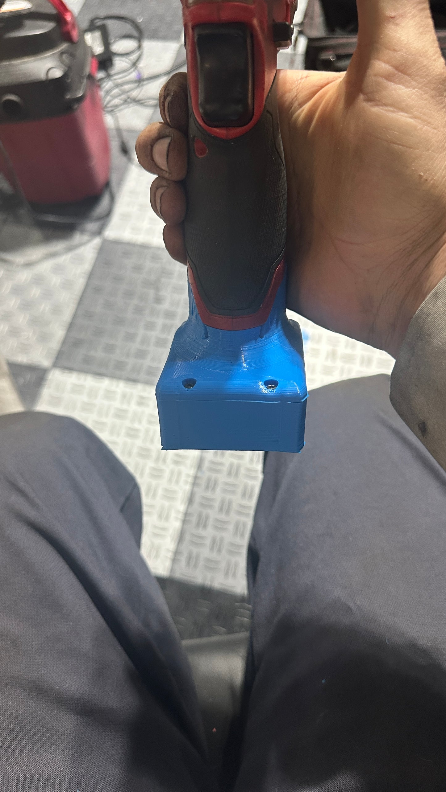PRE ORDER! Milwaukee M12 5.0HO battery case with magnetic base.