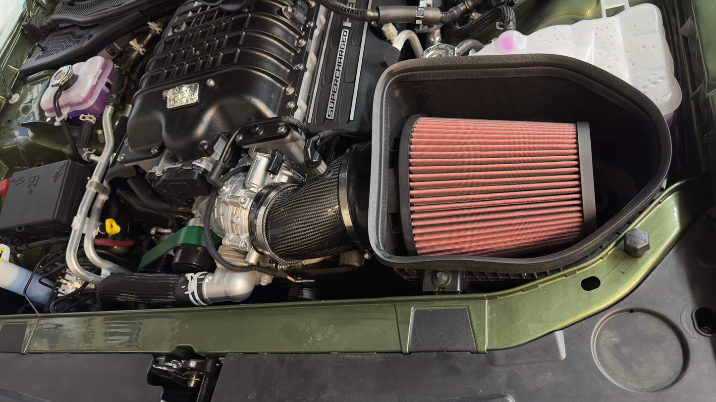 Dodge Redeye Carbon Fiber Intake System OEM Open air box system tube replacement