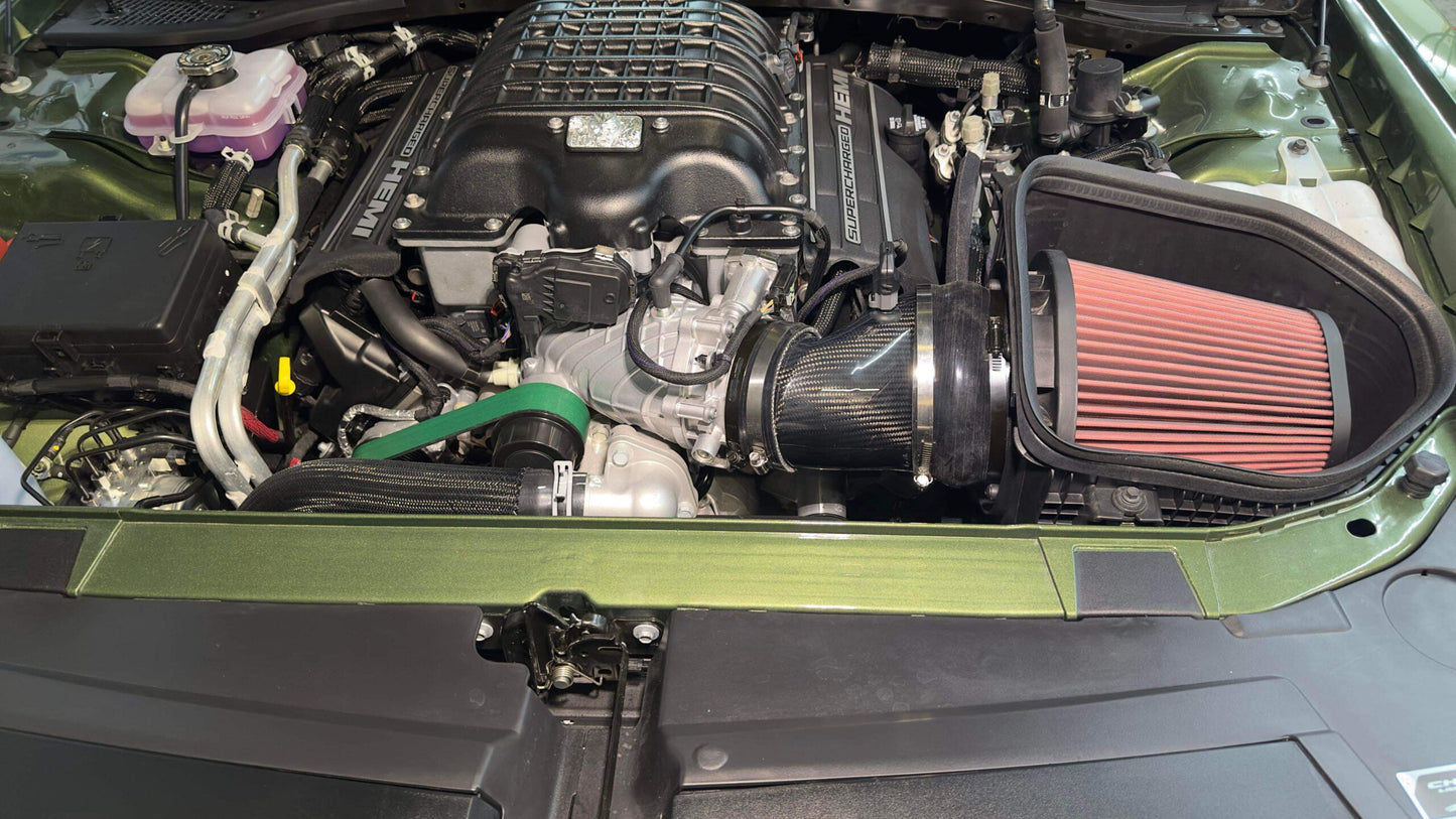 Dodge Redeye Carbon Fiber Intake System OEM Open air box system tube replacement