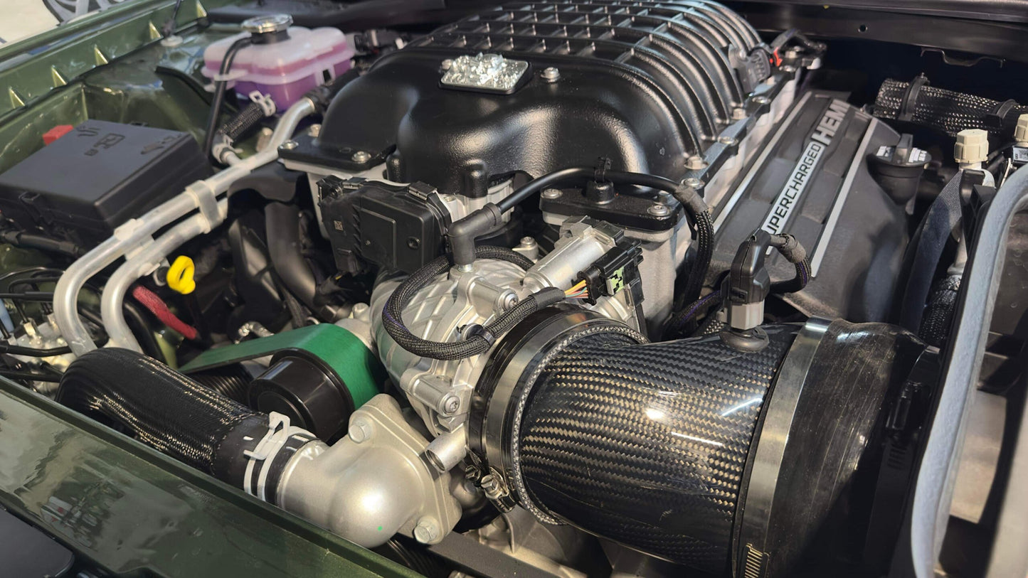 Dodge Redeye Carbon Fiber Intake System OEM Open air box system tube replacement