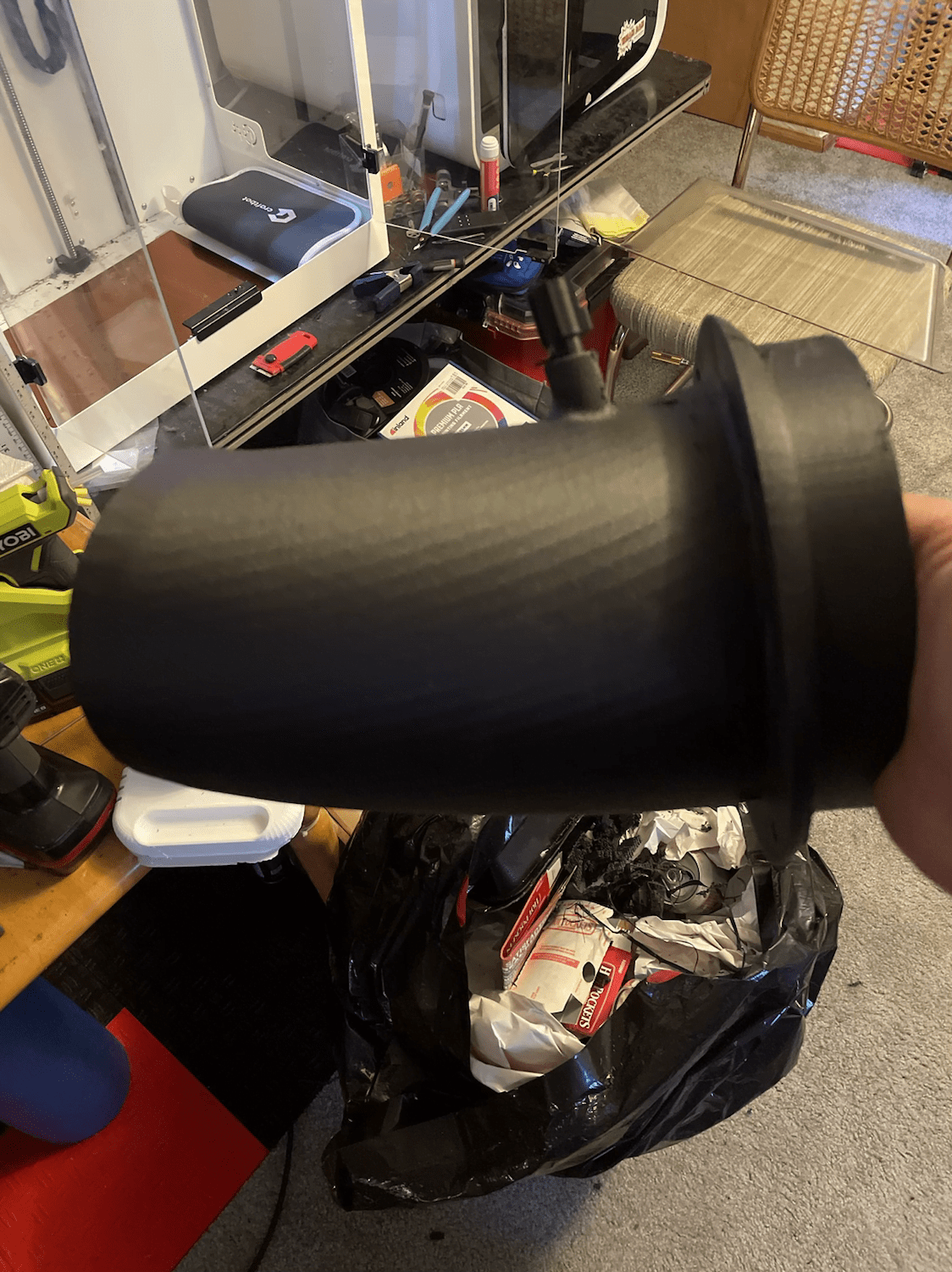 D3D one piece 19+ Dodge Redeye Hellcat Demon open airbox intake