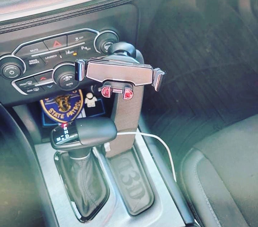 Dodge Charger 15+ coin cup + phone stand