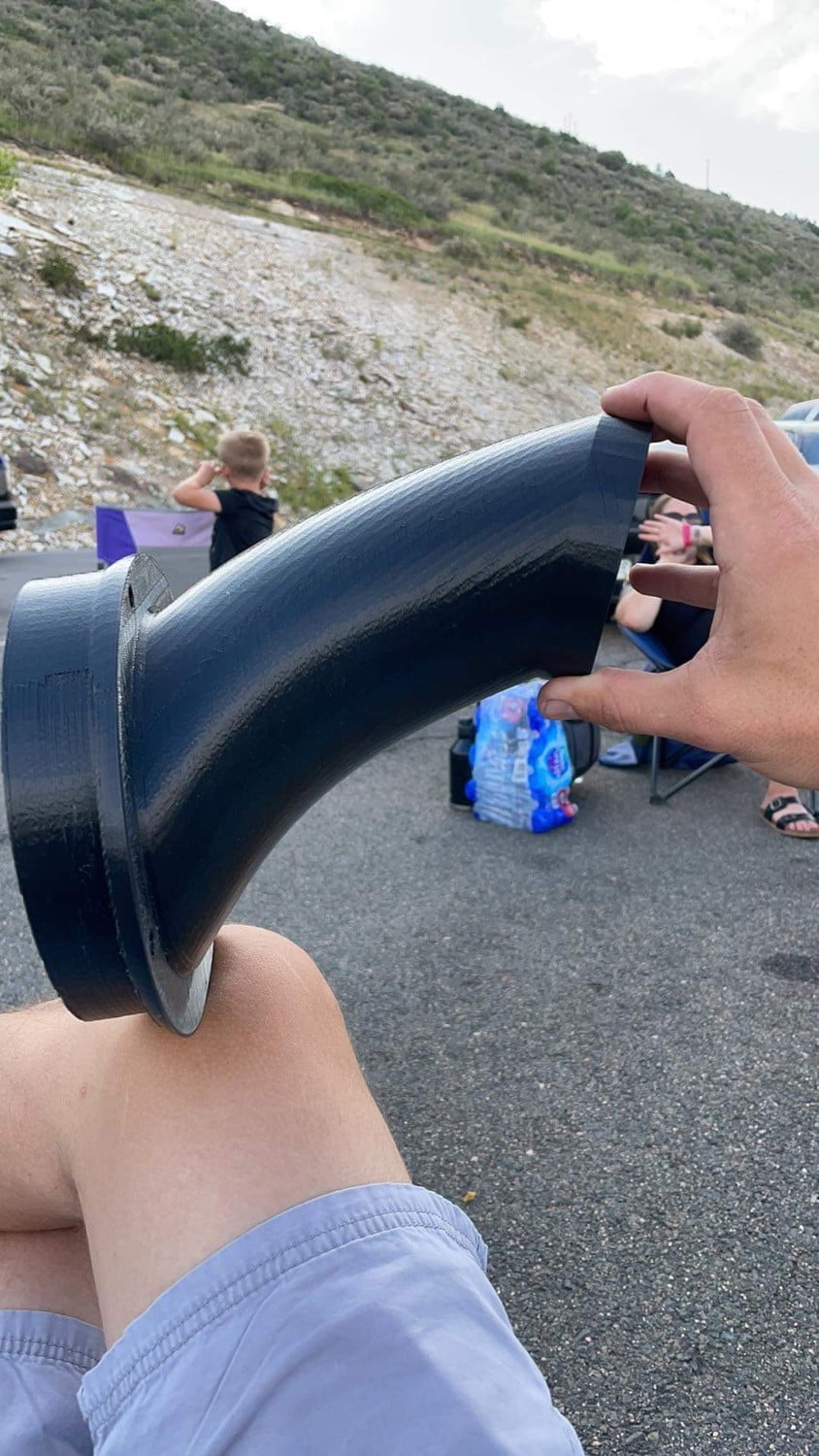 Custom Dodge Hellcat intake tubes