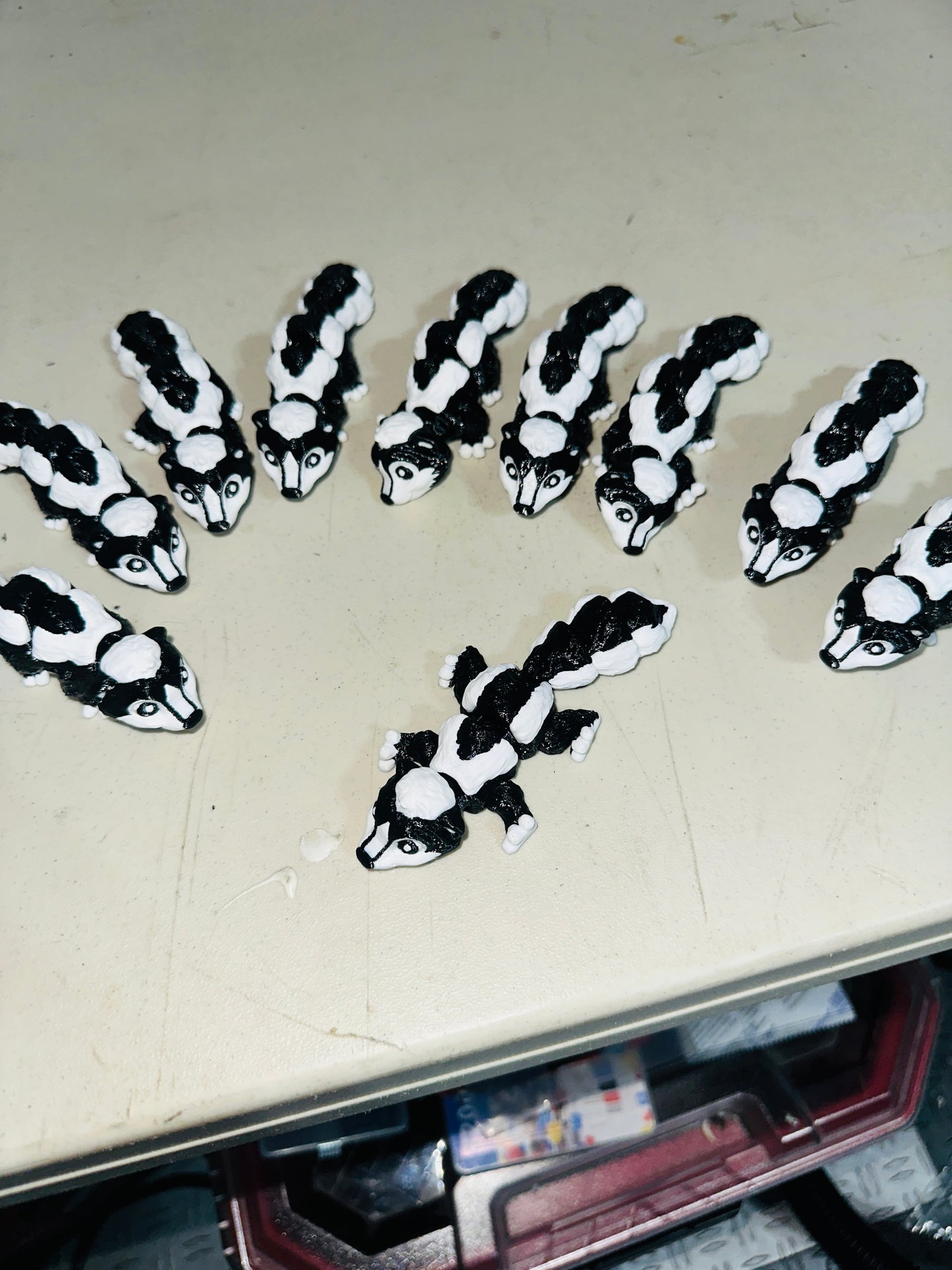 MMM Shrunk Mini Skunk – Articulated 3D Printed Fidget Animal