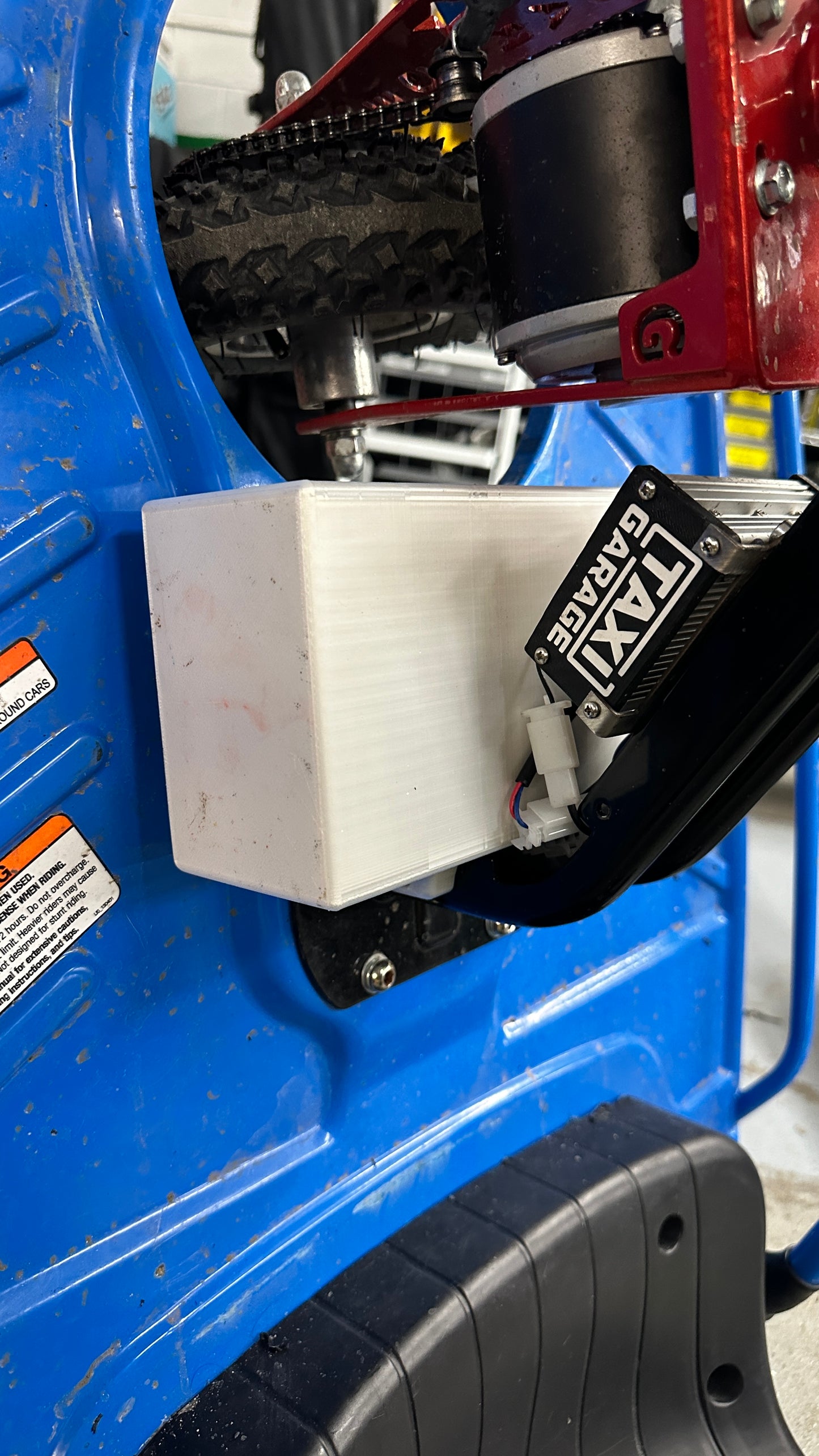 Standard crazy cart 48v battery box