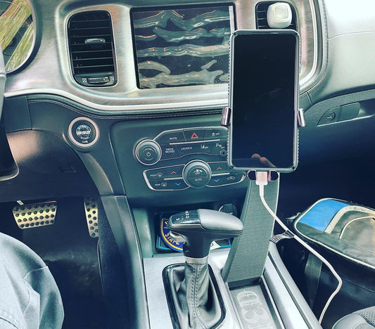 Dodge Charger 15+ coin cup + phone stand