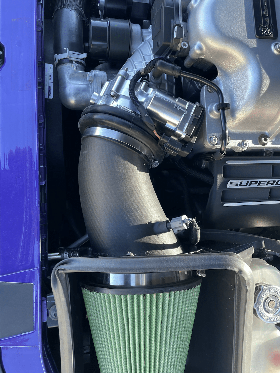 D3D one piece 19+ Dodge Redeye Hellcat Demon open airbox intake